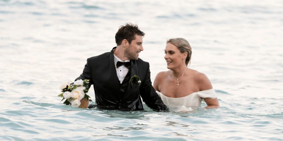 Emily and Tom on Stranded On Honeymoon Island