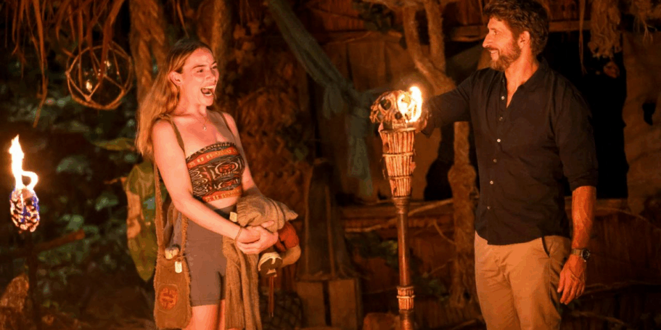 Jonathan LaPaglia JLP on Australian Survivor during an elimination