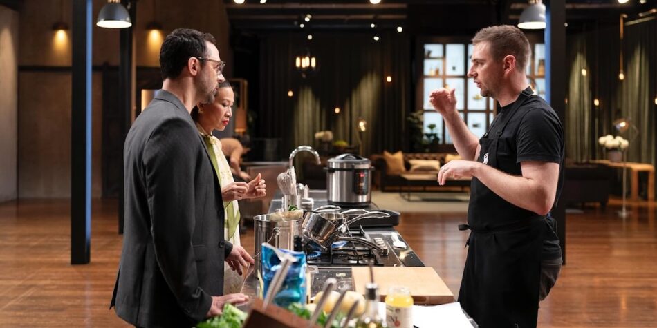 Callum with Andy and Poh. Image: Ten.