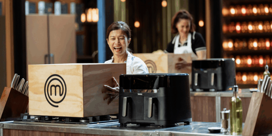 Audra with a MasterChef Australia Mystery Box