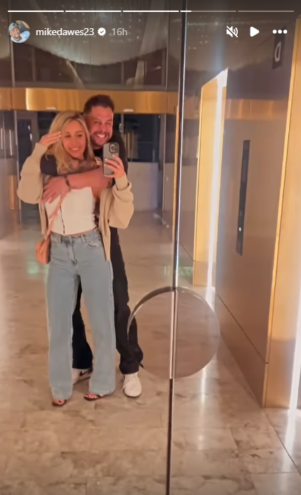 Mike from Stranded On Honeymoon Island with a mystery woman