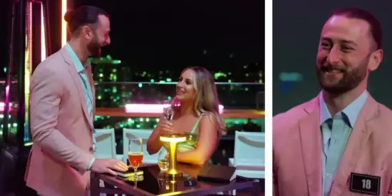 Everything we know about Stranded On Honeymoon Island's man bun in a salmon jacket