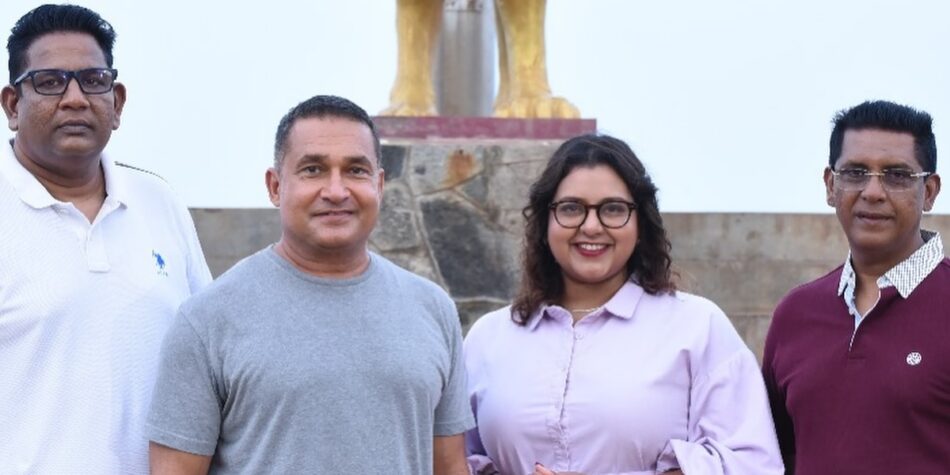 Sav with fellow MasterChef Sri Lanka judges Rohan Fernandopulle, Kapila Jayasinghe and Australian chef Peter Kuruvita