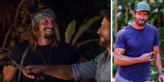 Did David Genat know he had the Survivor host role while fliming Australia v The World?