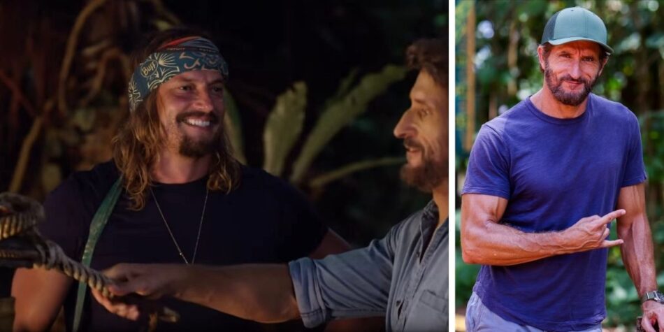 Did David Genat know he had the Survivor host role while fliming Australia v The World?