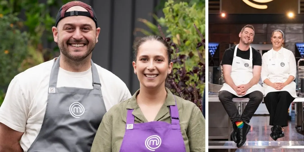 Jamie and Laura spliced with Callum and Laura on MasterChef