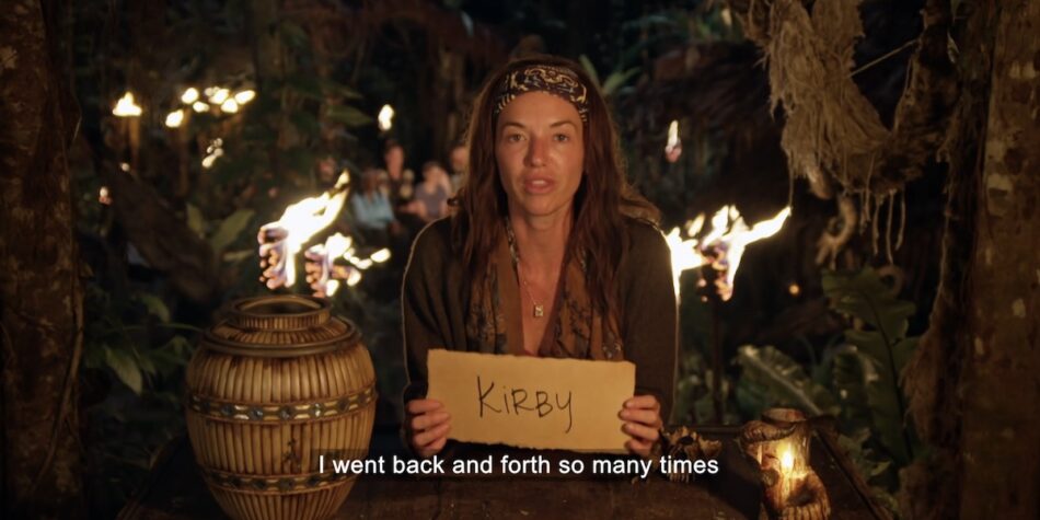 Parvati voting for Kirby on Survivor Australia v the World