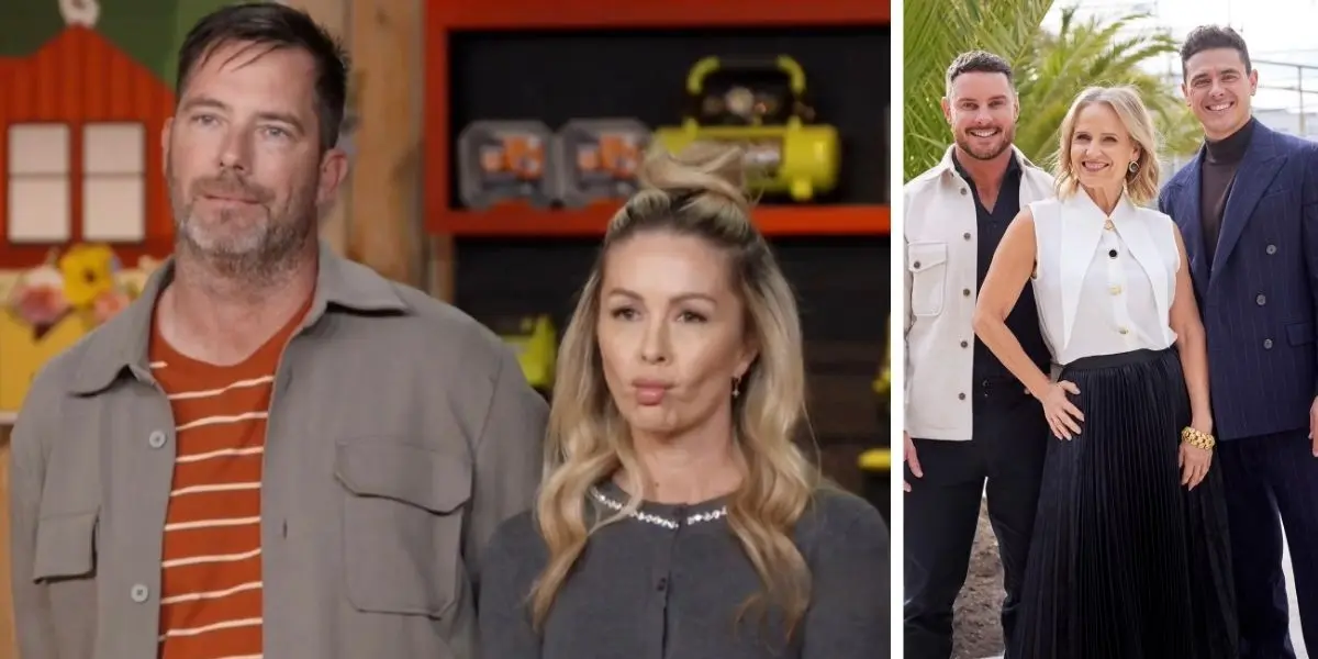 Sonny and Alicia with The Block judges
