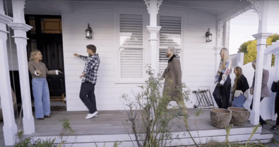 The Block: Shaynna Blaze's front yard 