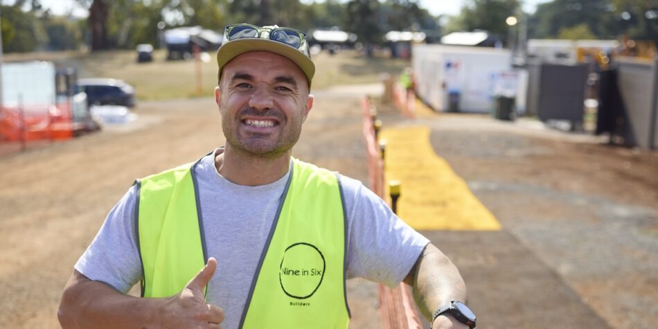 Tom Cajella on The Block 2025. Image: Nine.