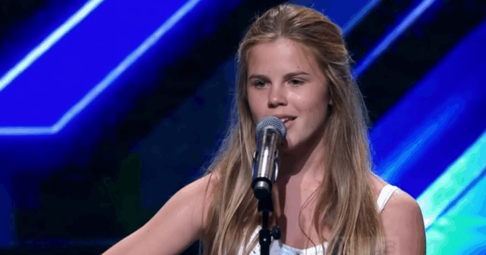 Cassie Henderson on the X Factor NZ in 2013