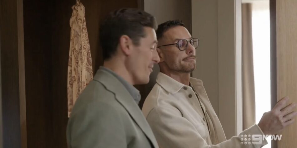 Darren and Marty judging Alicia and Sonny's room.