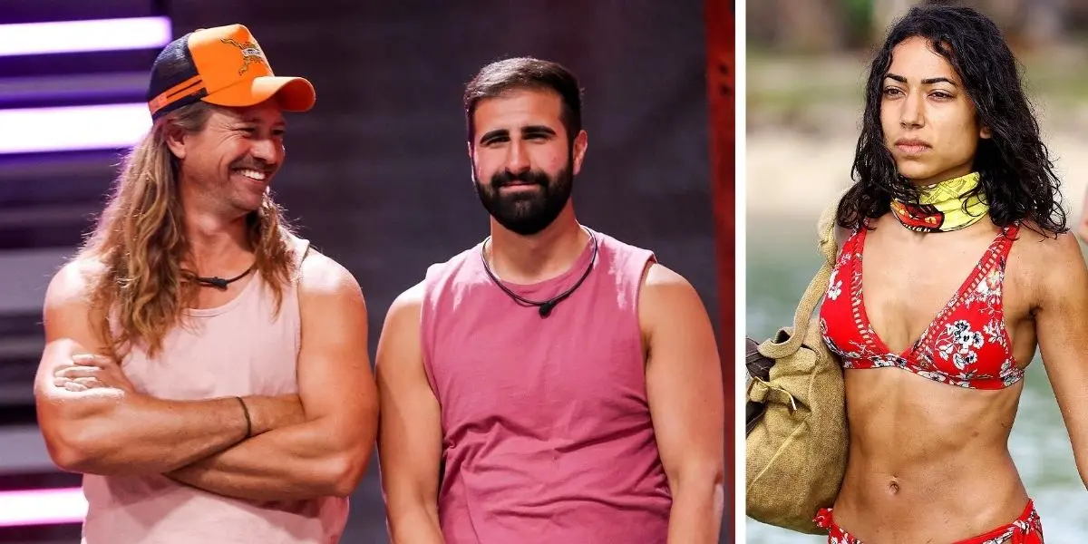 Johnson and Brooke on Australian Survivor