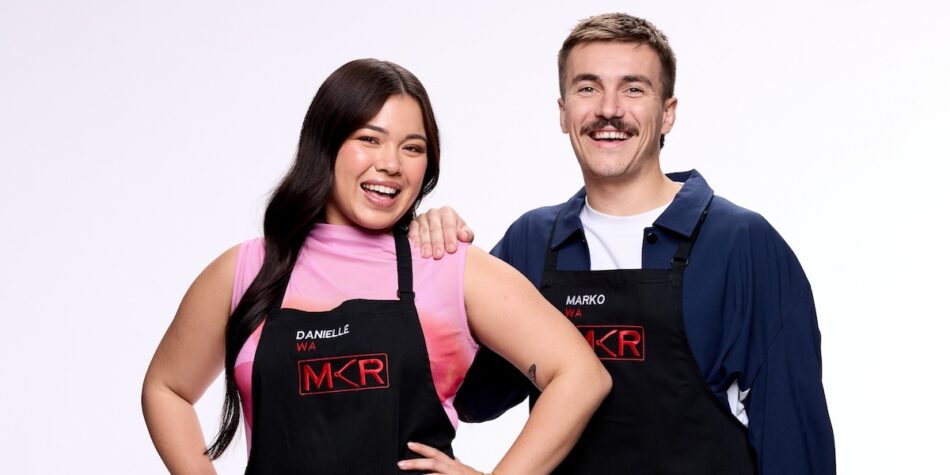 Danielle and Marko on MKR 2025