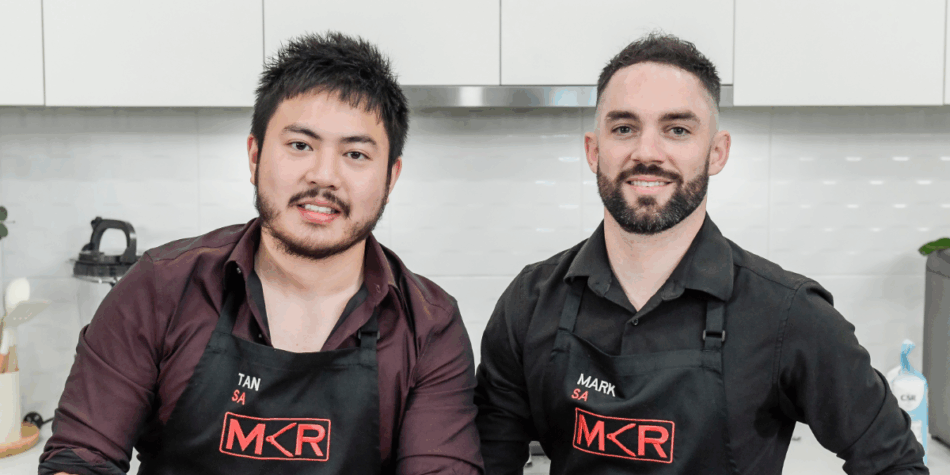 Tan and Mark on My Kitchen Rules MKR 2025