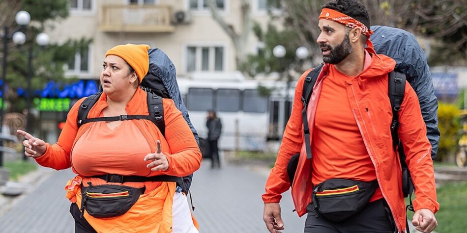 Steph and Ben on The Amazing Race.