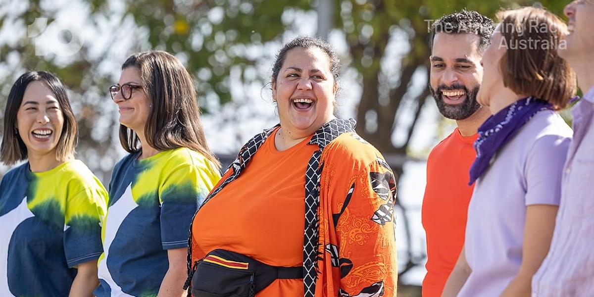 Steph on The Amazing Race Australia