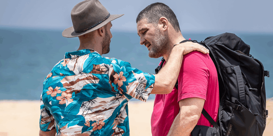 Brendan Fevola and Beau Ryan on The Amazing Race Australia 2025