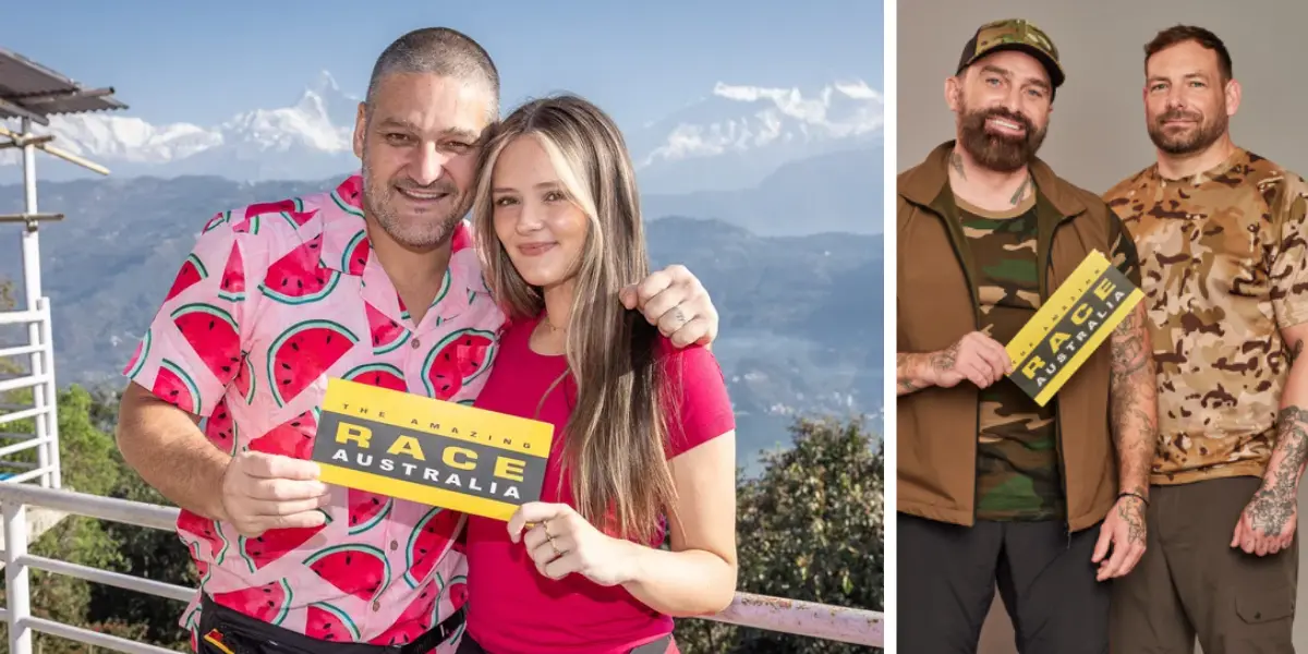 The Amazing Race Australia 2025 Brendan Fevola Leni Ant Middleton Dan Homophobic Luke Sassy Scott