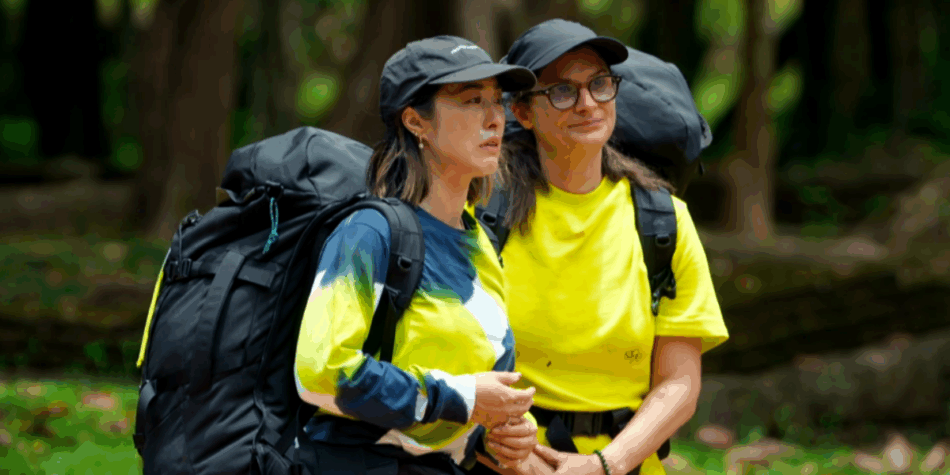 Melissa Leong and Leah Wilson on The Amazing Race 2025