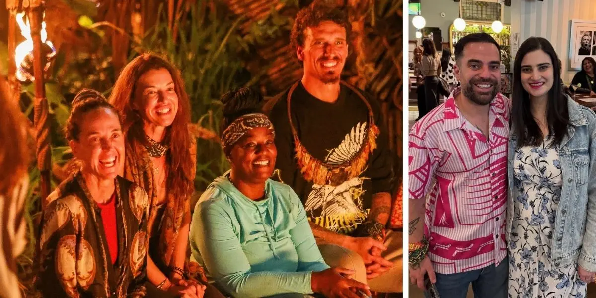 The Survivor: Australia v The World cast with Shannon Guss and George Mladenov