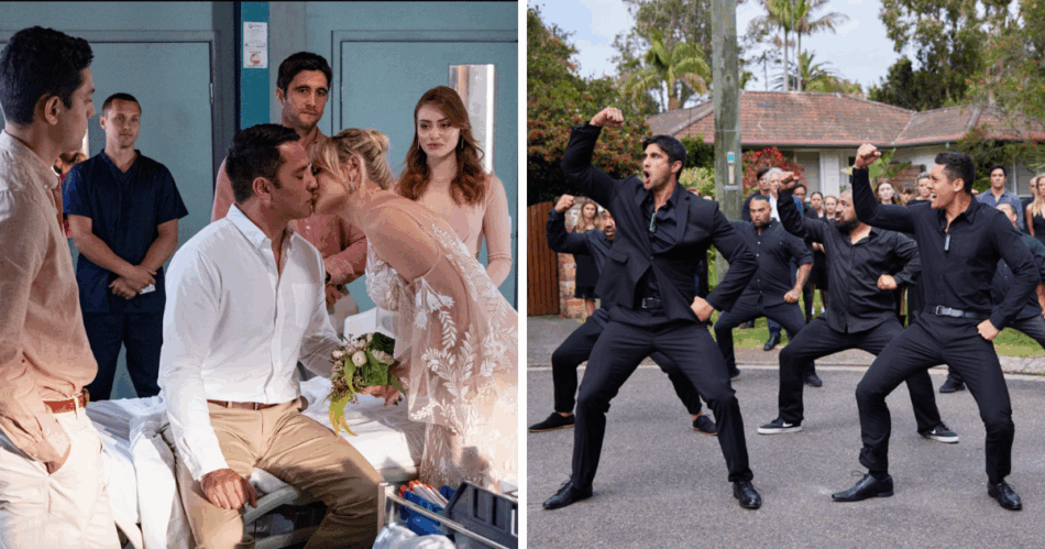 Ari married Mia and dies on Home and Away with his brothers then performing the Haka 