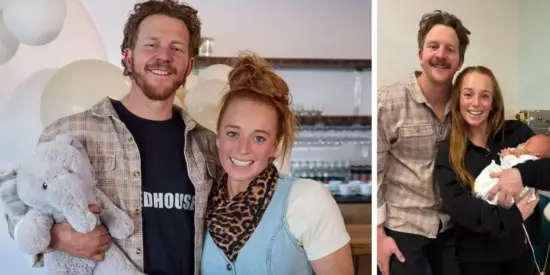 The Block's Emma and Ben reveal which teams have met baby Bailey and if he'll be at the auctions