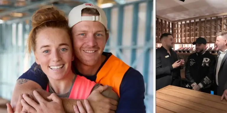 The Block's Emma and Ben respond to mysterious video of Adrian Portelli in their wine cellar