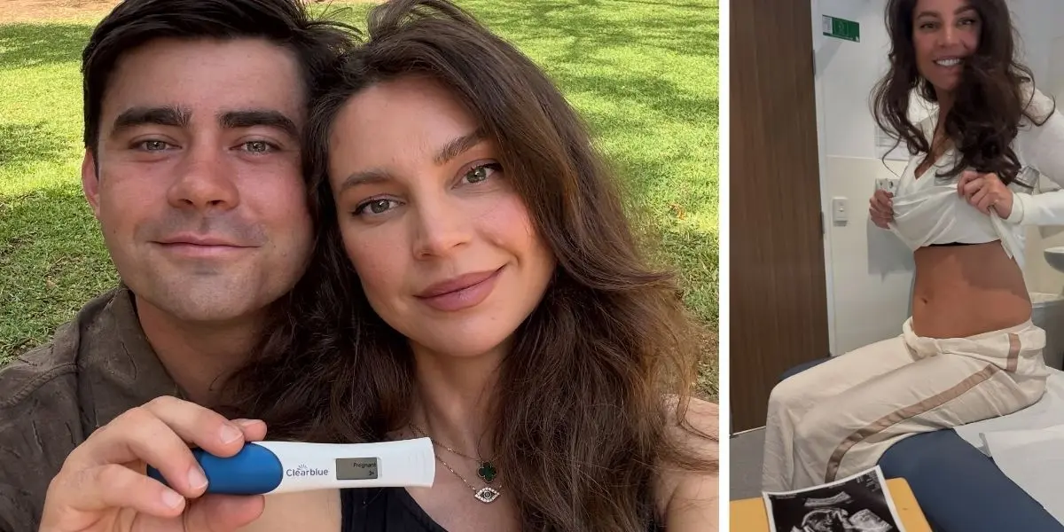 MasterChef's sarah and declan with pregnany test