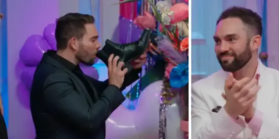 MKR's Michael and Rielli claim Mark was 'jealous' he didn't get to do a shoey