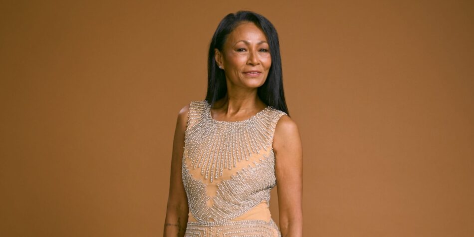 Hamidah on The Golden Bachelor Australia. Image: Nine.