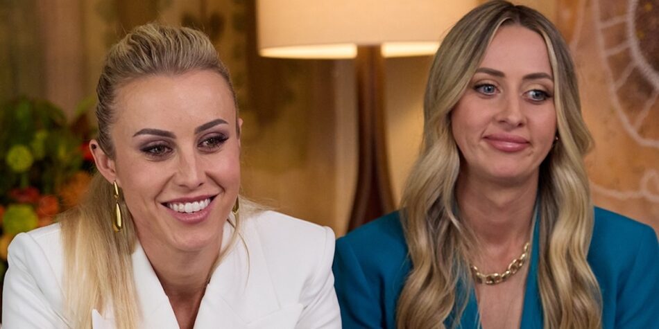 The Block's Han and Can at their auction.