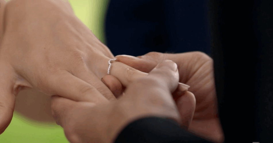 Eden's wedding ring home and away