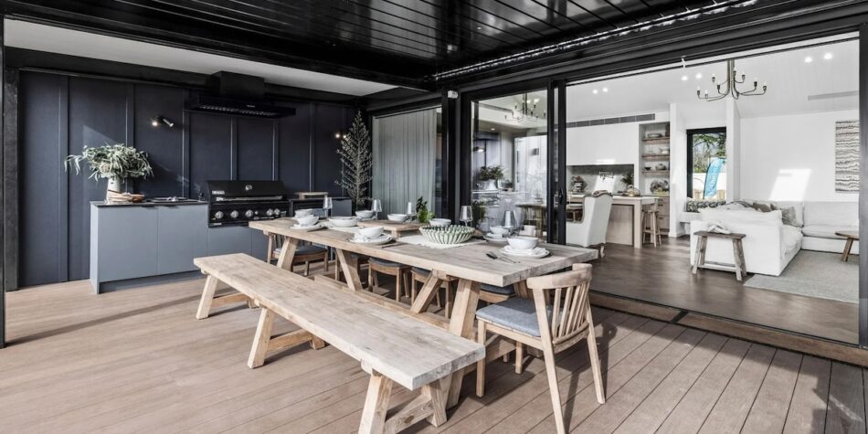 Robby and Mat's The Block backyard from their Domain listing