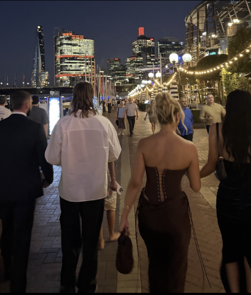 Connor, Ross, Sharn and Isabel leaving the TikTok awards. Image: Reddit.