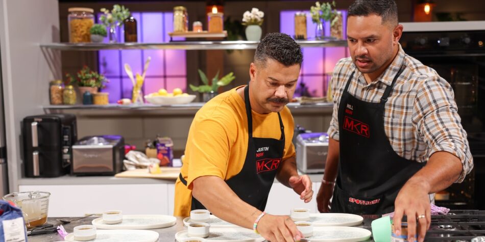 Justin and Will in the MKR semi final.