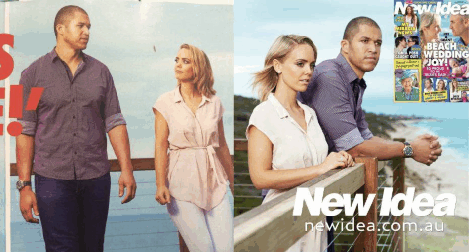 Blake and Louise breakup shoot in New Idea