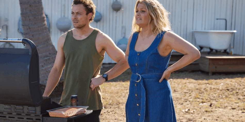 Patrick O'Connor and Sophie Dillman on Home and Away.