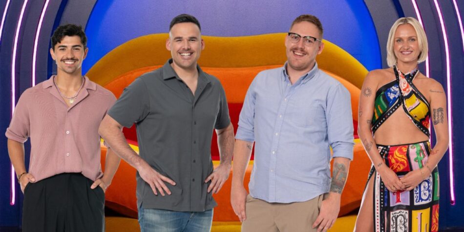 Vinnie, Ed, Connor and Coco. Image: Ten.