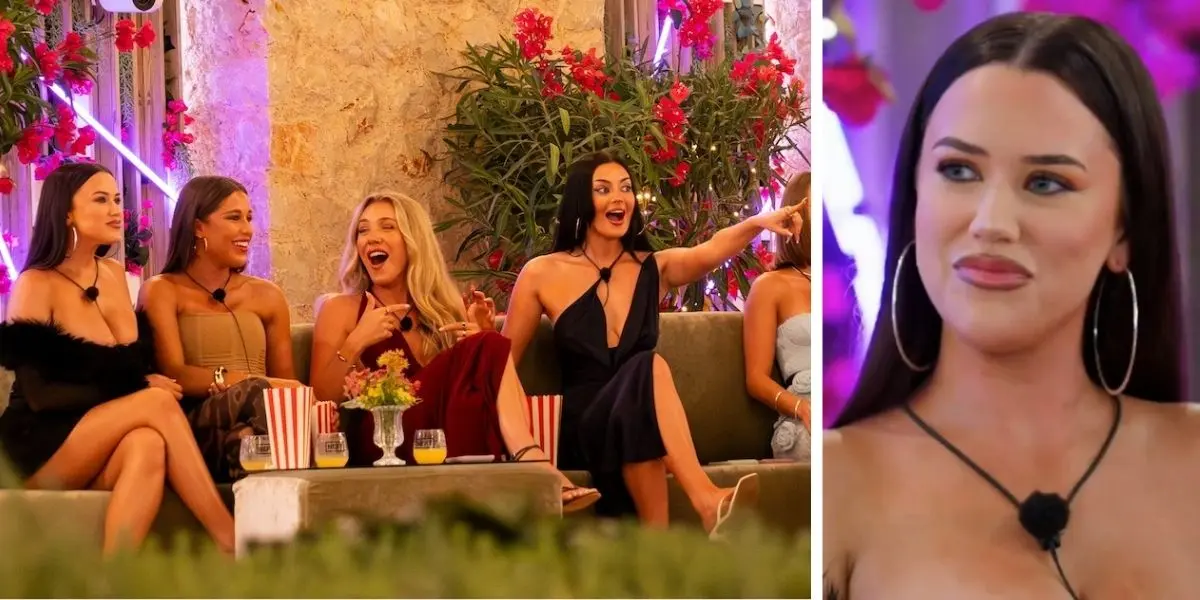 Gabby at Love Island movie night