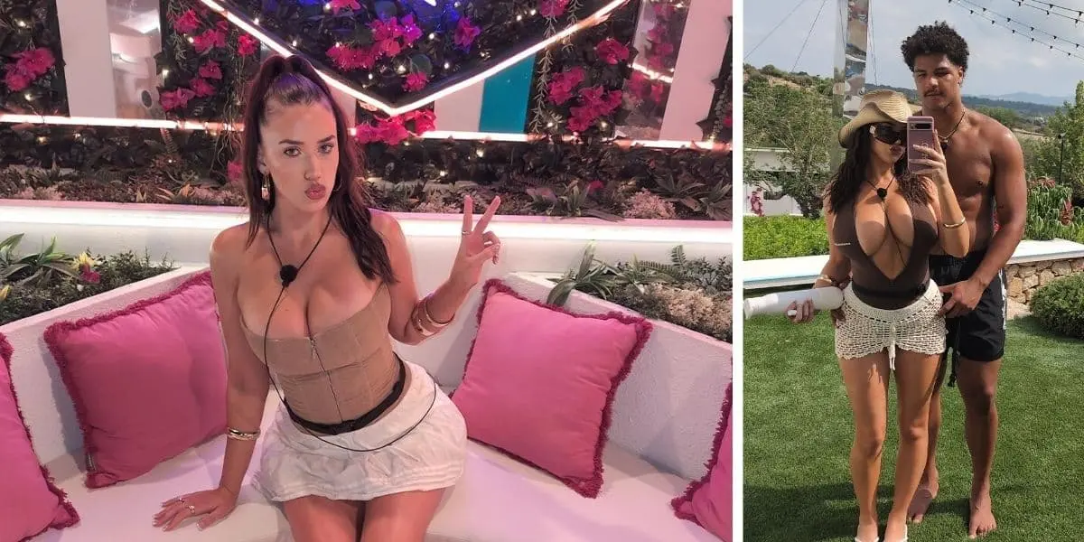 Gabby and Jotham on Love Island