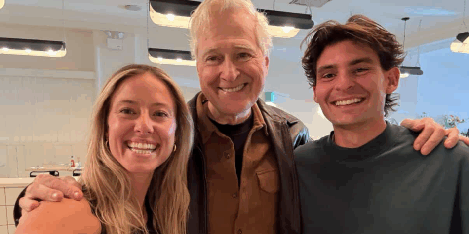 Home and Away's Jacqui Purvis, John Patrick Shanley and JK Kazzi in New York