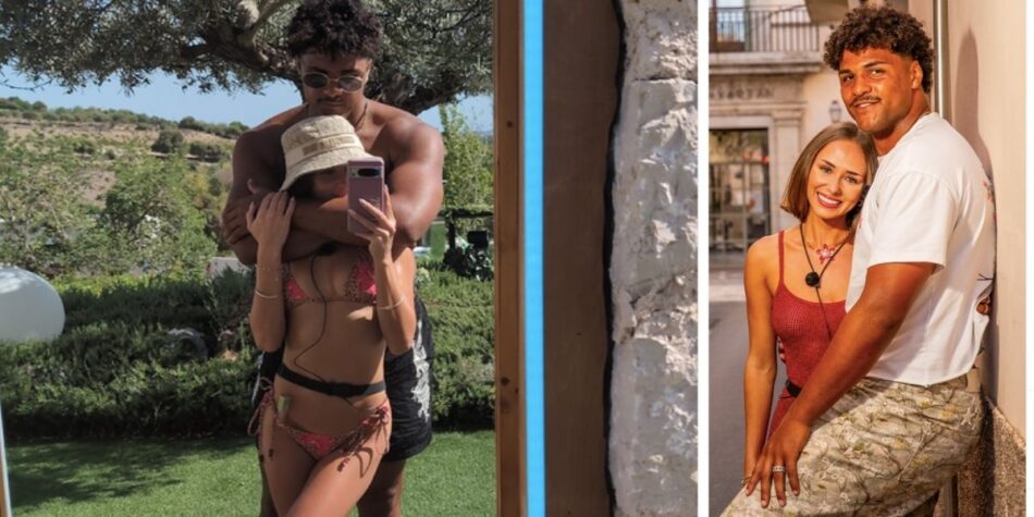 Jotham and Jaide on Love Island