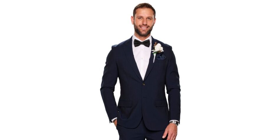 Scott's promotional MAFS pic. Image: Nine.