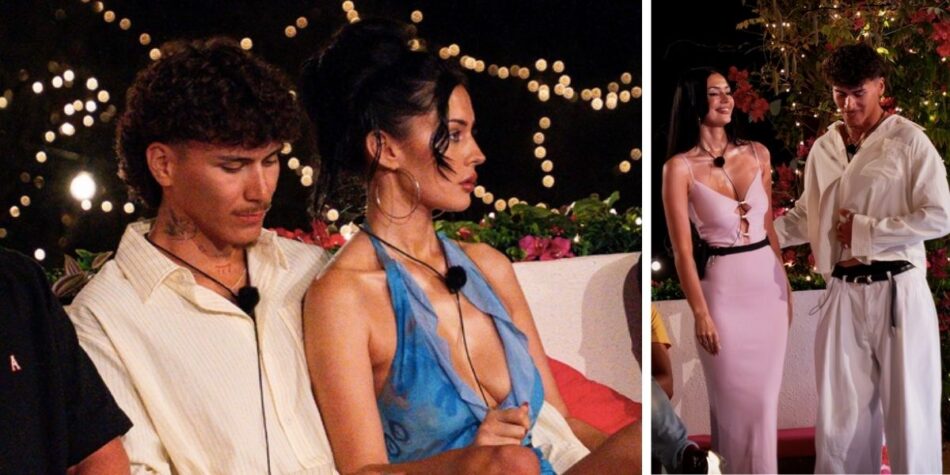 Mateo and Tamara on Love Island