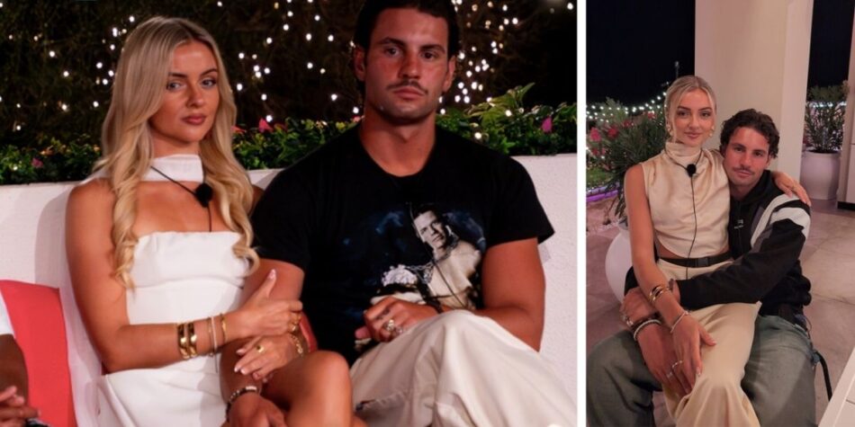 Mick and Emma on Love Island