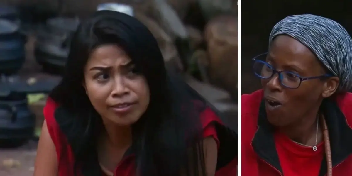 Deni and Cyrell on I'm a celebrity