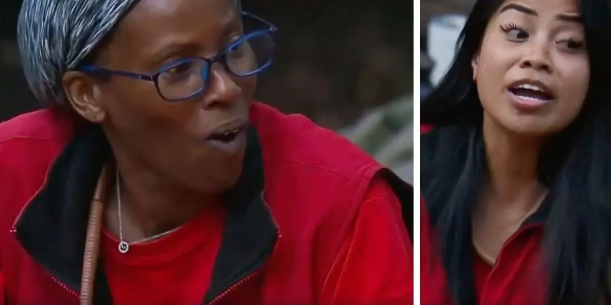 Deni and Cyrell in I'm A Celebrity Get Me Out Of Here