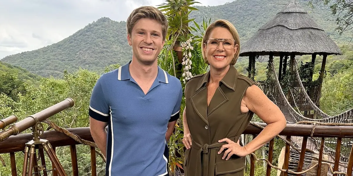 Robert Irwin and Julia Morris on I'm a Celebrity Get Me Out of Here