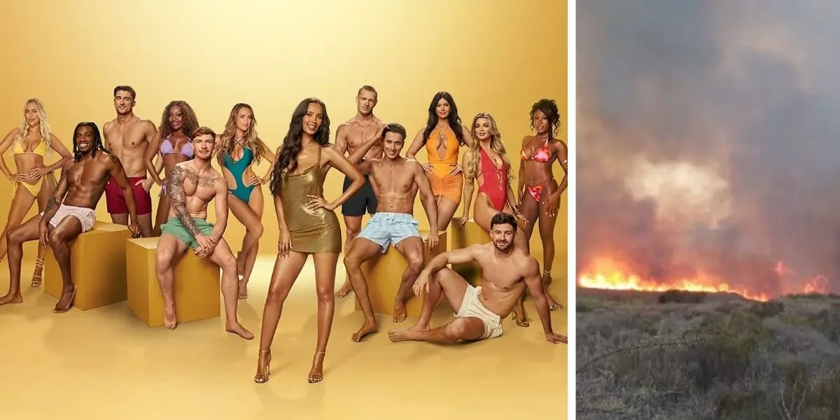 The fires near the Love Island All Stars villa